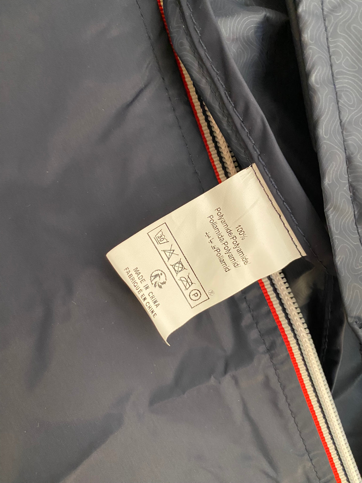 LAURA JO - Coupe vent imperméable ANNA LONG léger - Bleu marine