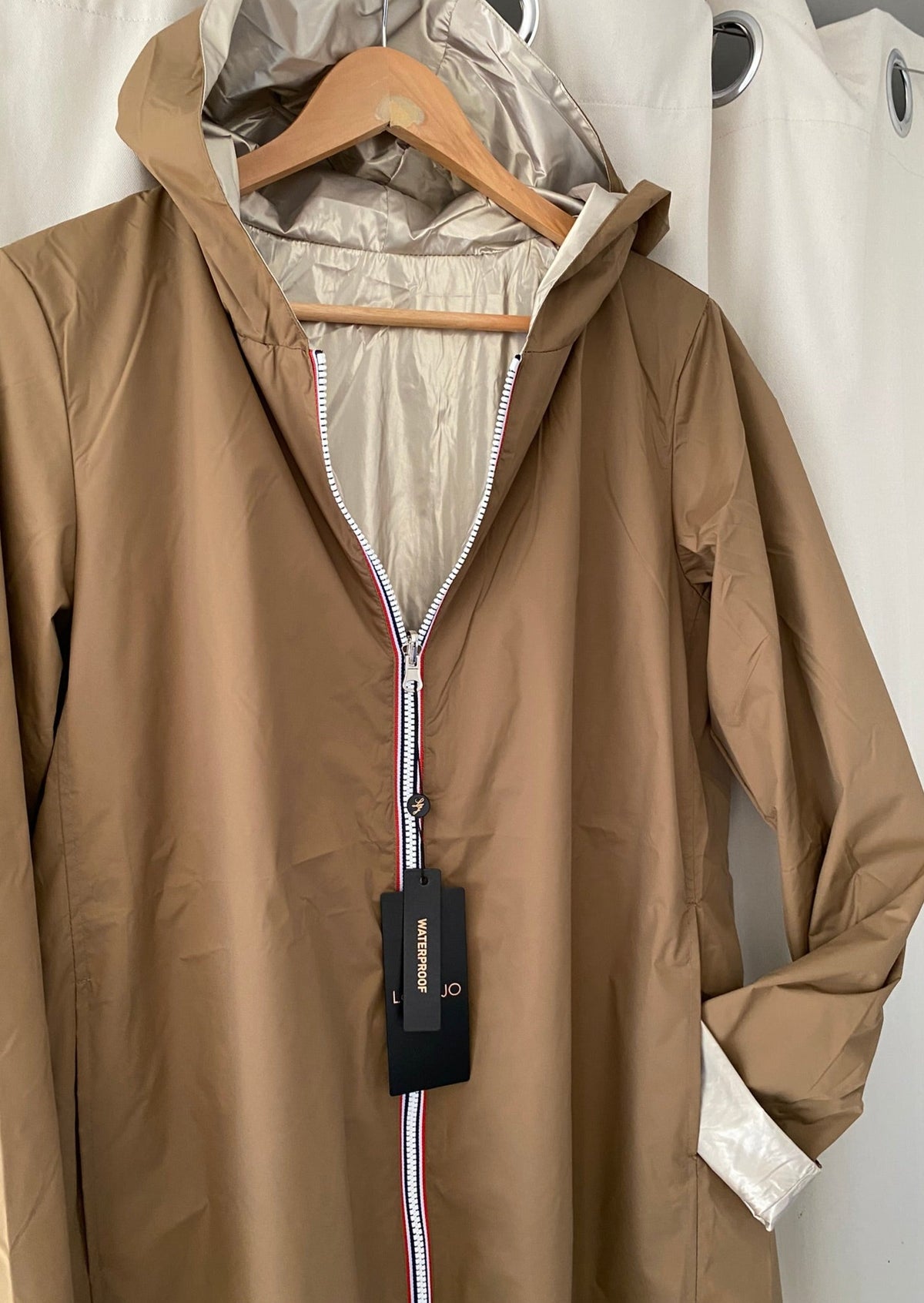 LAURA JO - Imperméable réversible léger GARANCE LONG - Camel/Doré