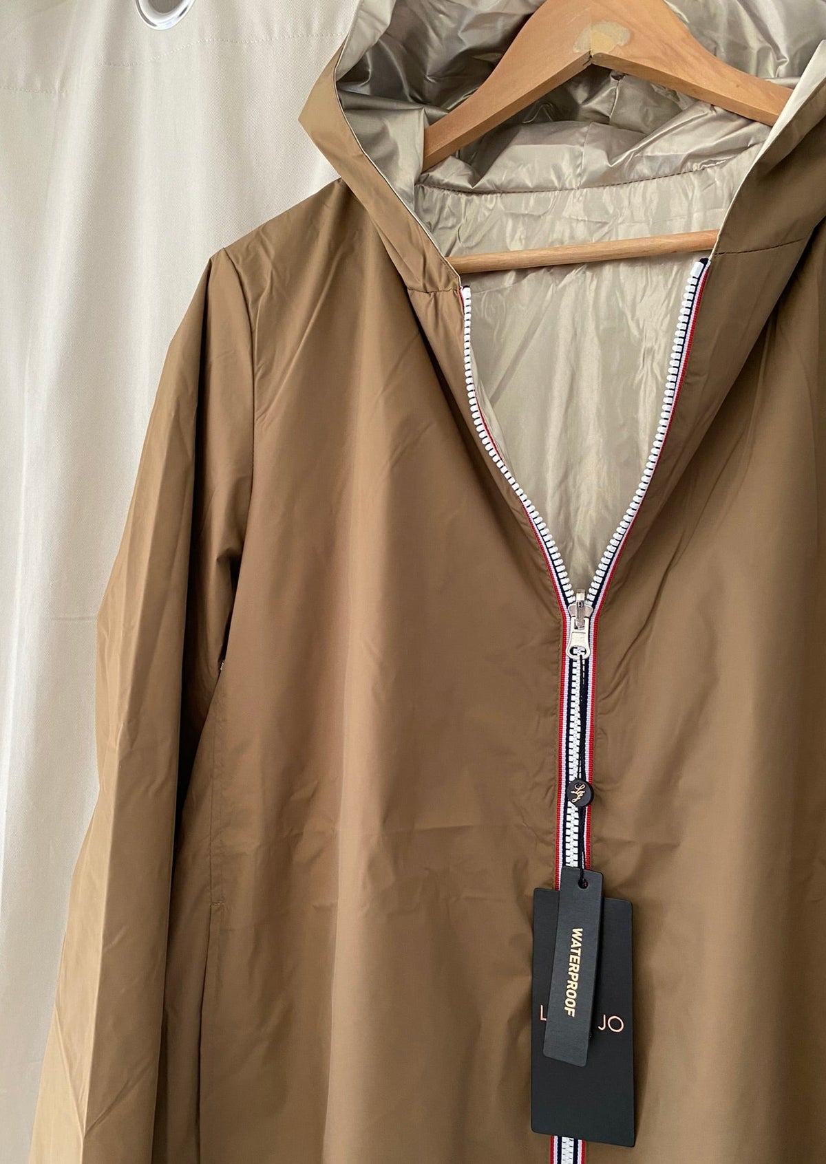 LAURA JO - Imperméable réversible léger GARANCE LONG - Camel/Doré