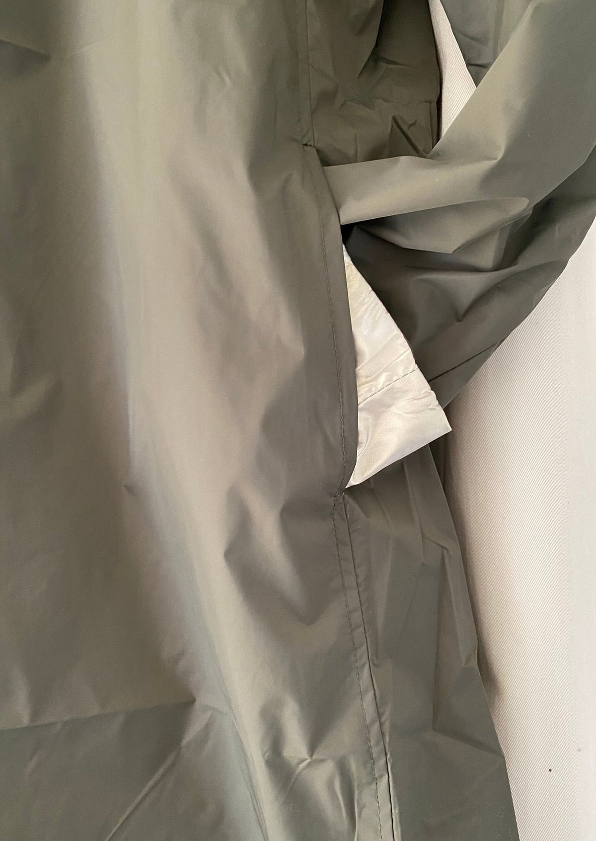 LAURA JO - Imperméable réversible léger GARANCE LONG - Kaki/Doré